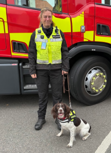 Michelle & Saffy Meeting the Fire Fighters from Metheringham